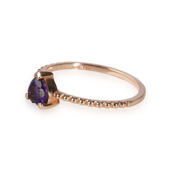 My Story Amethyst Heart Ring in 14K Rose Gold - Picture 2 of 3